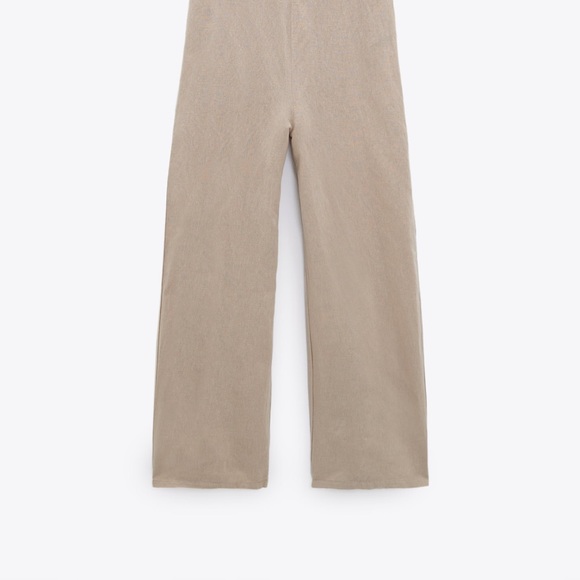 COPY - COPY - NWOT Zara Linen Blend Jumpsuit - Picture 7 of 10